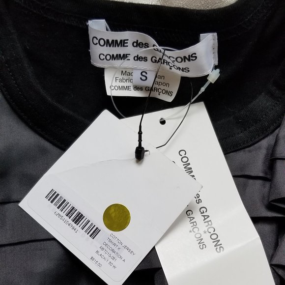 *NWT* Comme des garcons ruffle tee - Picture 2 of 6